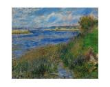 Banks of the Seine River at Champrosay, c.1876 Poster par Pierre-Auguste Renoir