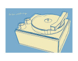 Lunastrella Record Player Art by John Golden