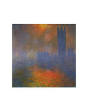 Houses of Parliament Posters par Claude Monet