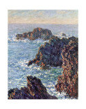 Rock Points at Belle-Ile, c.1886 Posters af Claude Monet Rock Points at Belle-Ile, c.1886 Posters af Claude Monet