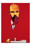 Andy Warhol - Red Lenin, c.1987 - Poster