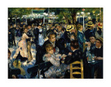 Le Moulin de la Galette c.1876 Kunstdrucke von Pierre-Auguste Renoir