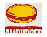 Hamburger, c.1985-86 Posters por Andy Warhol Hamburger, c.1985-86 Posters por Andy Warhol
