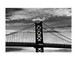 Benjamin Franklin Bridge Poster von Erin Clark