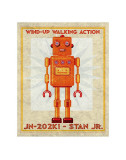 Stan Jr. Box Art Robot Plakater af John Golden Stan Jr. Box Art Robot Plakater af John Golden