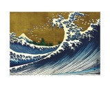 Great Wave (from 100 views of Mt. Fuji) Prints by Katsushika Hokusai