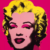 Marilyn Monroe, 1967 (hot pink) Print by Andy Warhol