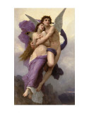 Ravishment of Psyche Art by William Adolphe Bouguereau