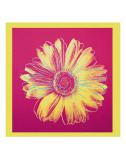 Marguerite (1982, fuschia et jaune) Affiche par Andy Warhol