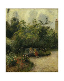 Corner of a Garden at the Hermitage, c.1877 Posters by Camille Pissarro