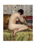 A Modern Magdalen, about c.1888 Poster by William Merritt Chase