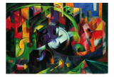 Abstract with Cattle Posters by Franz Marc