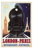 London-Paris Overnight Express Posters par Steve Forney