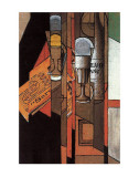 Glasses, Newspaper, and Bottle of Wine Posters por Juan Gris Glasses, Newspaper, and Bottle of Wine Posters por Juan Gris