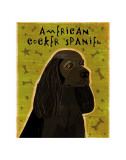 American Cocker Spaniel (black) Póster por John Golden American Cocker Spaniel (black) Póster por John Golden