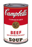 Campbell's Soup I: Beef, c.1968 Poster van Andy Warhol Campbell's Soup I: Beef, c.1968 Poster van Andy Warhol