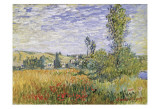 Landscape at Vetheuil Prints by Claude Monet
