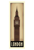 London Poster von Steve Forney