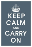 Keep Calm (charcoal) Kunstdrucke