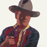 Cowboys and Indians: John Wayne 201/250, 1986 Kunstdrucke von Andy Warhol