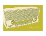 Lunastrella Radio Posters by John Golden