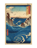 Ando Hiroshige - Rough Sea at Naruto in Awa Province Obrazy Ando Hiroshige - Rough Sea at Naruto in Awa Province Obrazy