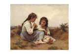 Childhood Idyll Poster by William Adolphe Bouguereau