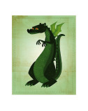 Green Dragon Prints by John Golden