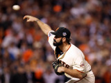 Texas Rangers v San Francisco Giants, Game 1: Brian Wilson Photographie par Jed Jacobsohn