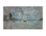 The Sailboats - Boat Race at Argenteuil, c. c.1874 Posters by Claude Monet