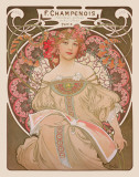 Reverie, c.1897 Affiches par Alphonse Mucha