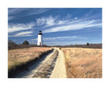 Phare de Cap Poge Poster par Rezendes 