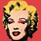 Marilyn, 1967 (On Red) Plakat af Andy Warhol