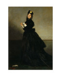 Lady with a Glove, Madame Carolus-Duran nee Pauline Croizette, c.1869 Posters par Charles Émile Carolus-Duran