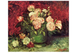 Roses and Peonies, c.1886 Kunstdrucke von Vincent van Gogh