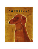 Dachshund (red) Posters par John Golden