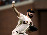 Texas Rangers v San Francisco Giants, Game 1: Brian Wilson Photographic Print by Ezra Shaw