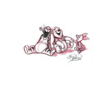 Tigger, Pooh, and Piglet Share a Giggle Affiches