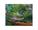Les bords de l'Oise à Auvers, 1890 Affiches par Vincent van Gogh
