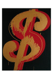 Dollar Sign, c.1981 (Red and Orange) Poster por Andy Warhol Dollar Sign, c.1981 (Red and Orange) Poster por Andy Warhol