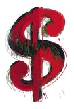 Symbole du dollar (1981) Affiches par Andy Warhol