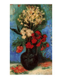 Vase with Carnations and Other Flowers, c.1886 Posters par Vincent van Gogh