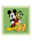 Classic Mickey Mouse and Pluto Posters