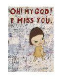 Oh! My God! I Miss You! c.2001 Poster von Yoshitomo Nara