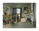 The Painter’s Atelier in the Rue de la Condamine, c.1870 Posters av Frederic Bazille The Painter’s Atelier in the Rue de la Condamine, c.1870 Posters av Frederic Bazille