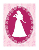 Sleeping Beauty Cameo Poster