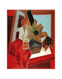 Flowers on the Table Prints by Juan Gris