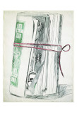 Roll of Bills, c.1962 Poster by Andy Warhol