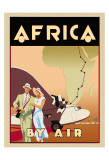 Afrika mit dem Flieger Kunstdrucke von Brian James