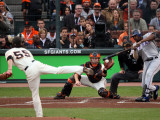 Texas Rangers v San Francisco Giants, Game 1: Vladimir Guerrero, Tim Lincecum Photographie par Elsa .
